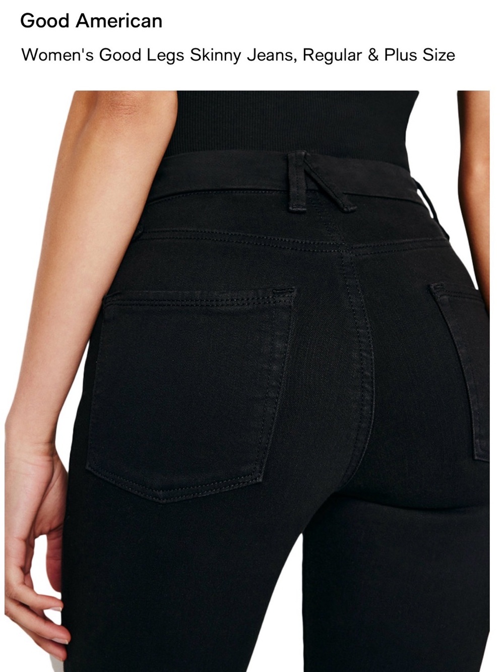 Good American Good Legs Skinny Jeans. Size 2/26. Like New.